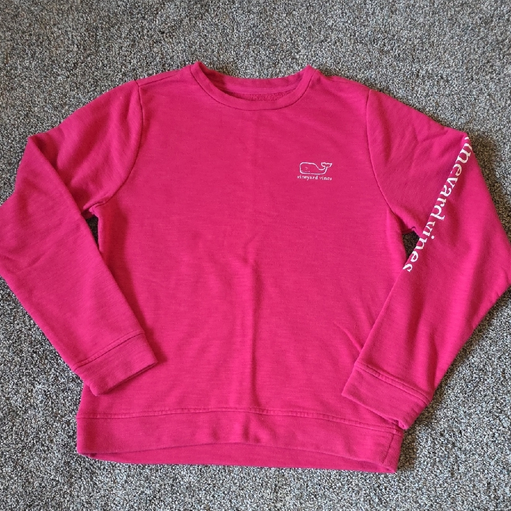 Vineyard Vines Hot Pink Whale Sweatshirt